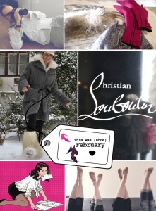 This was (shoe) February