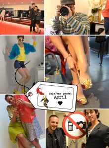 This was (shoe) April